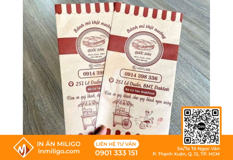 in túi đựng bánh mì giá rẻ