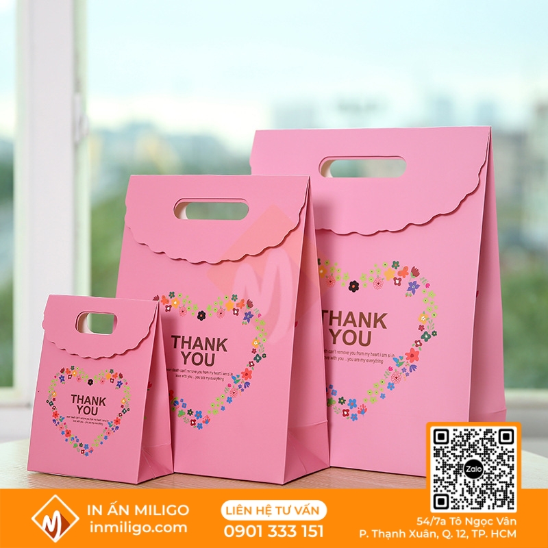 in túi giấy đựng mỹ phẩm