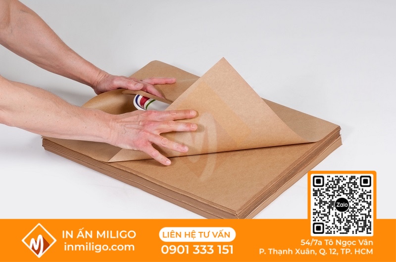 in túi giấy đựng quần áo