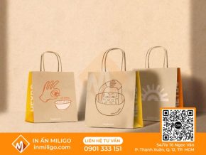 in túi giấy đựng thực phẩm