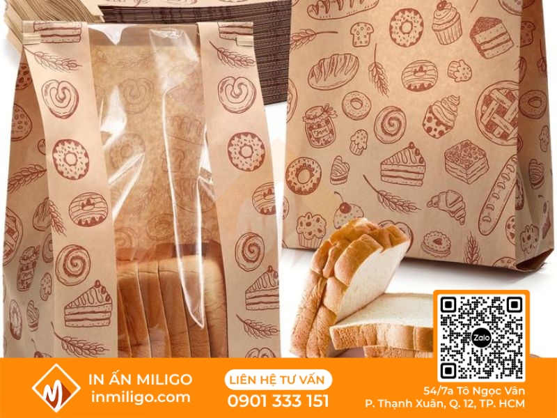 in túi giấy đựng thực phẩm