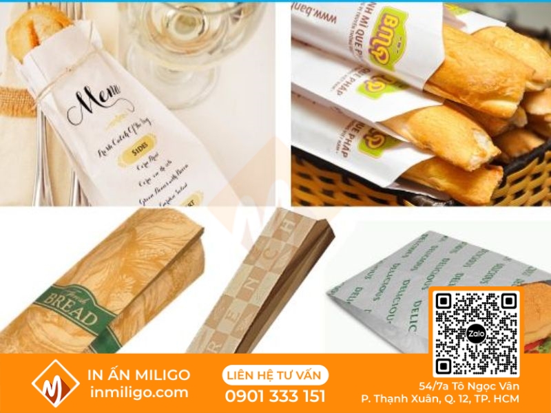 in túi giấy đựng thực phẩm