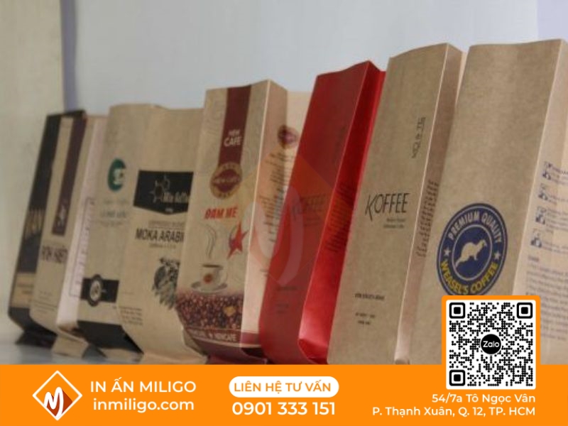 in túi giấy đựng thực phẩm