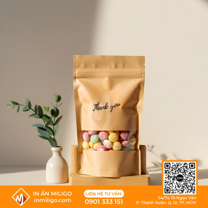 in túi giấy kraft