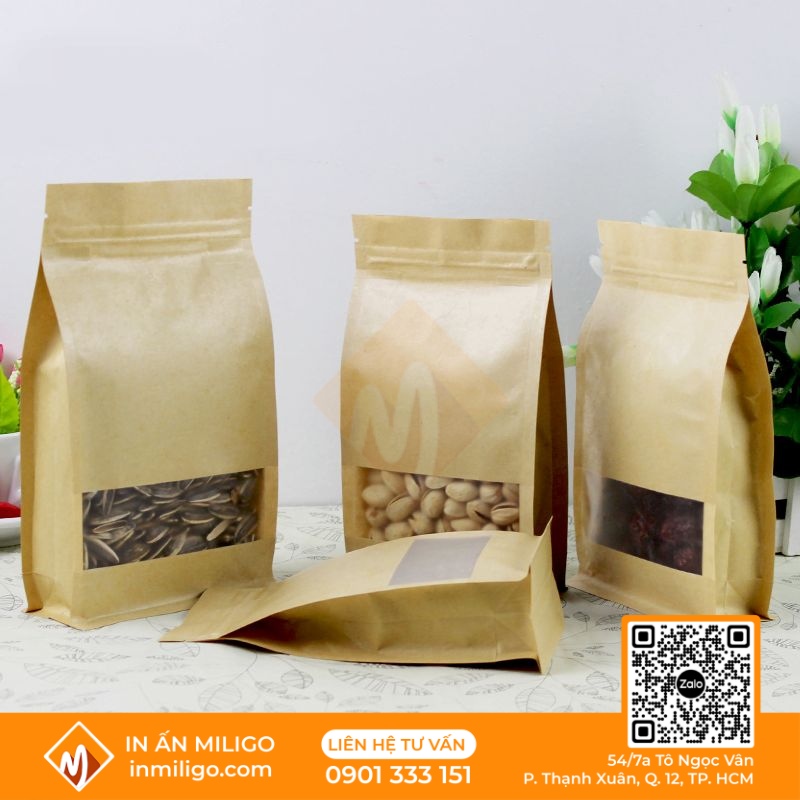 in túi giấy zip