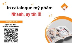 in catalogue mỹ phẩm