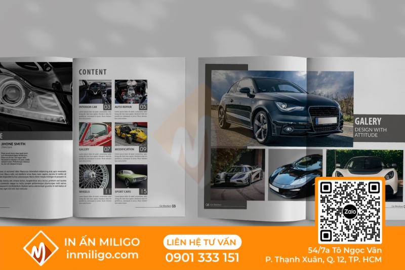 in catalogue ô tô