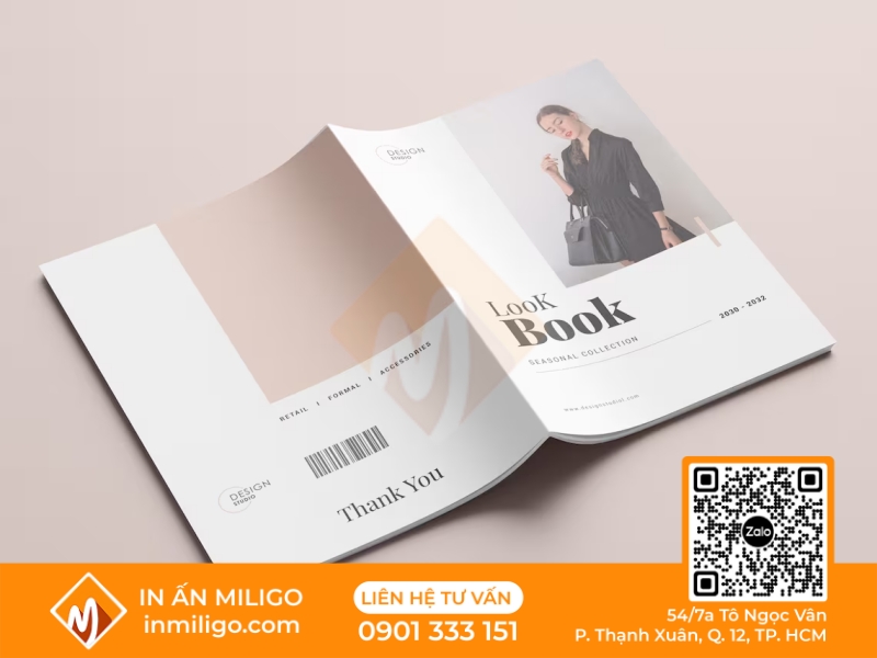in catalogue thời trang