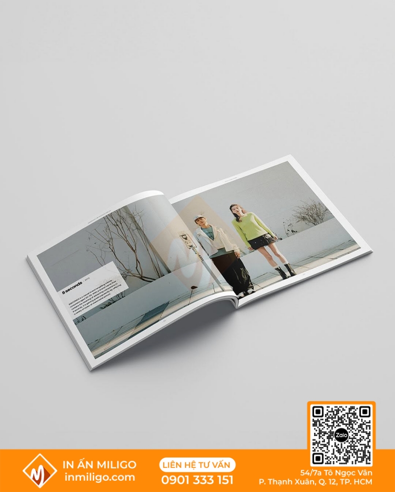 in catalogue thời trang