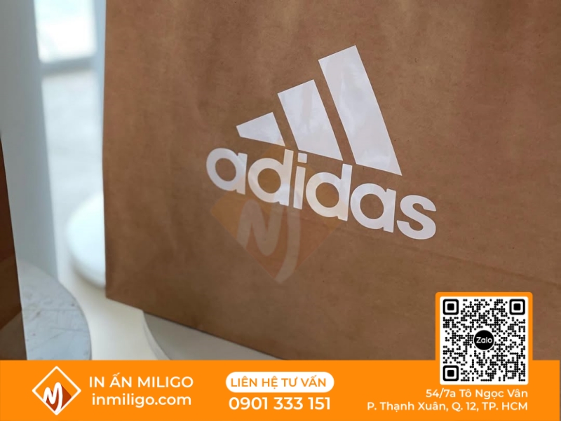 túi giấy Adidas
