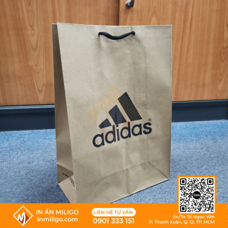 túi giấy Adidas