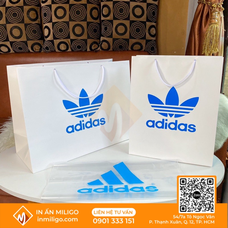 túi giấy Adidas