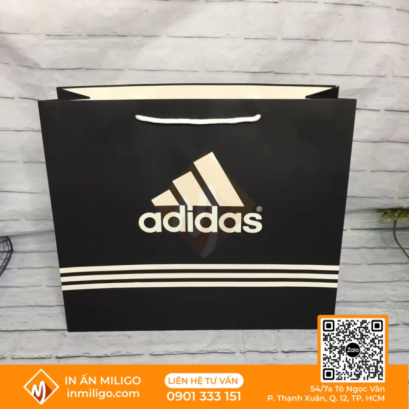 túi giấy Adidas