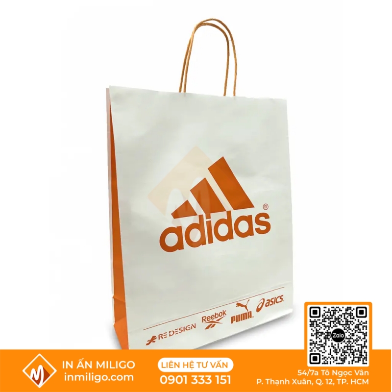 túi giấy Adidas