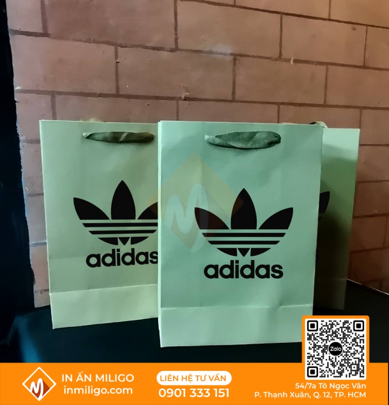 túi giấy Adidas