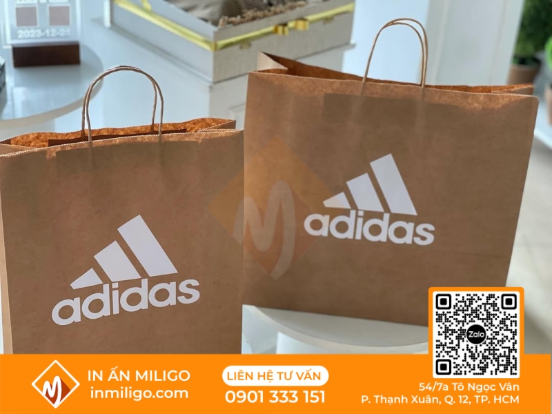 túi giấy Adidas