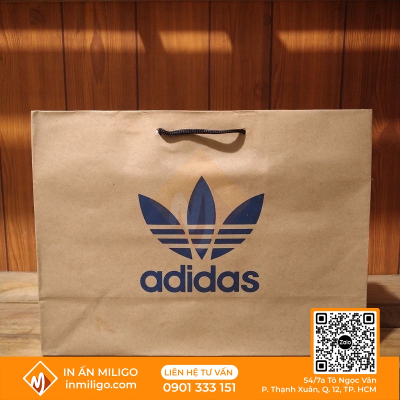 túi giấy Adidas