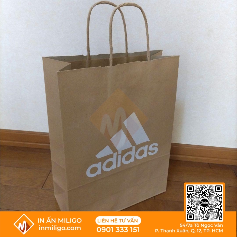 túi giấy Adidas