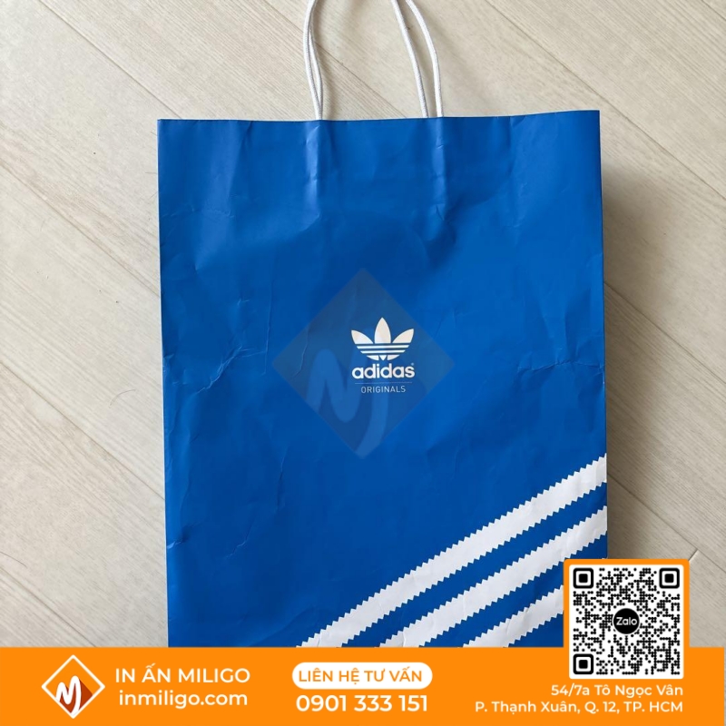 túi giấy Adidas