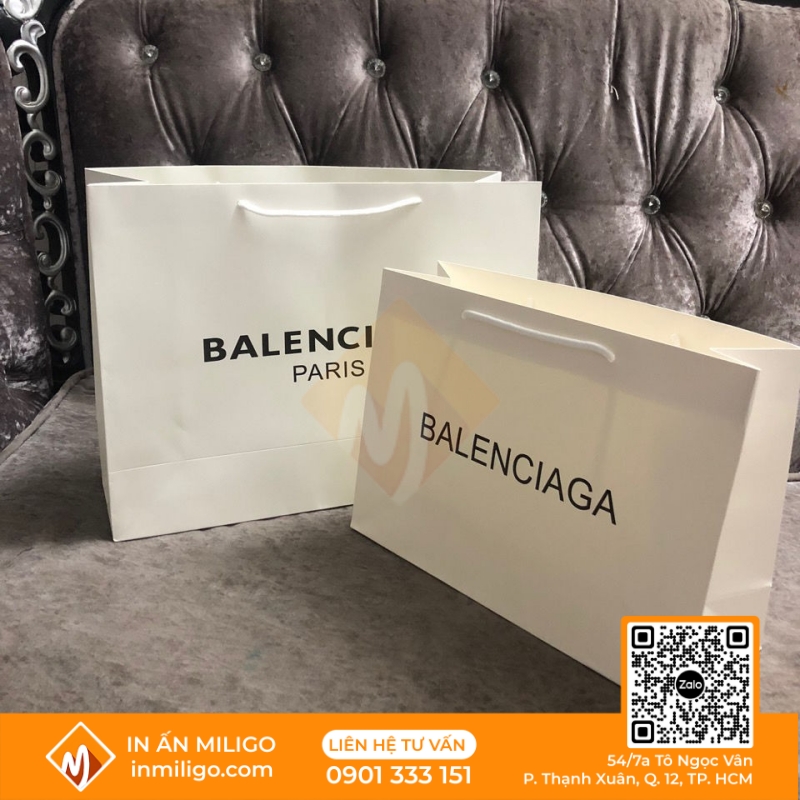 túi giấy Balenciaga