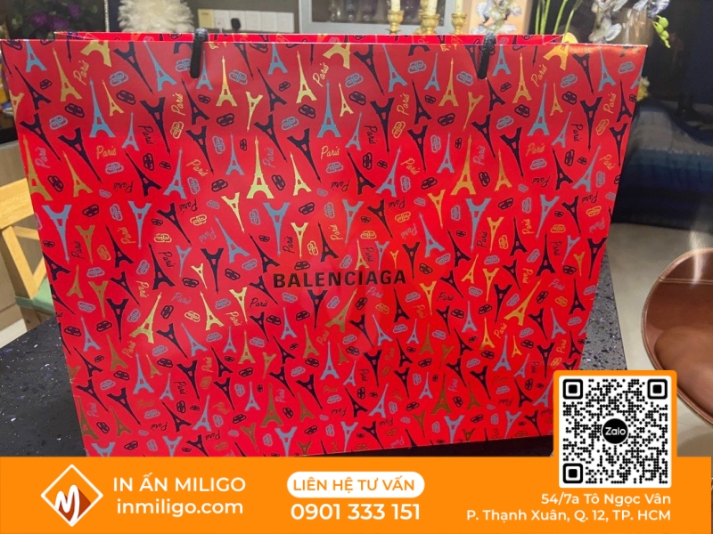 túi giấy Balenciaga