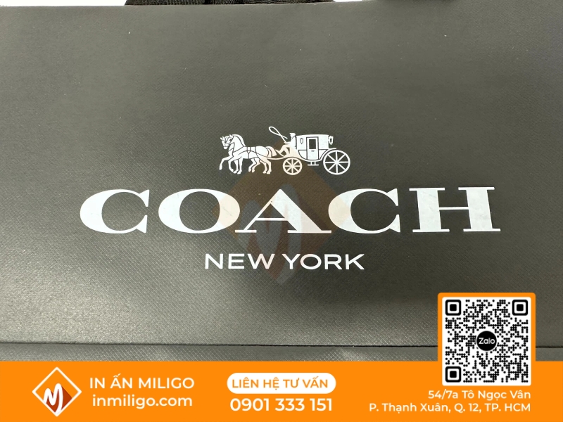 túi giấy Coach