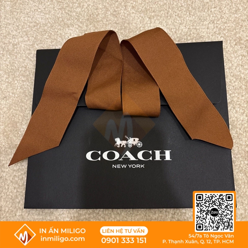 túi giấy Coach