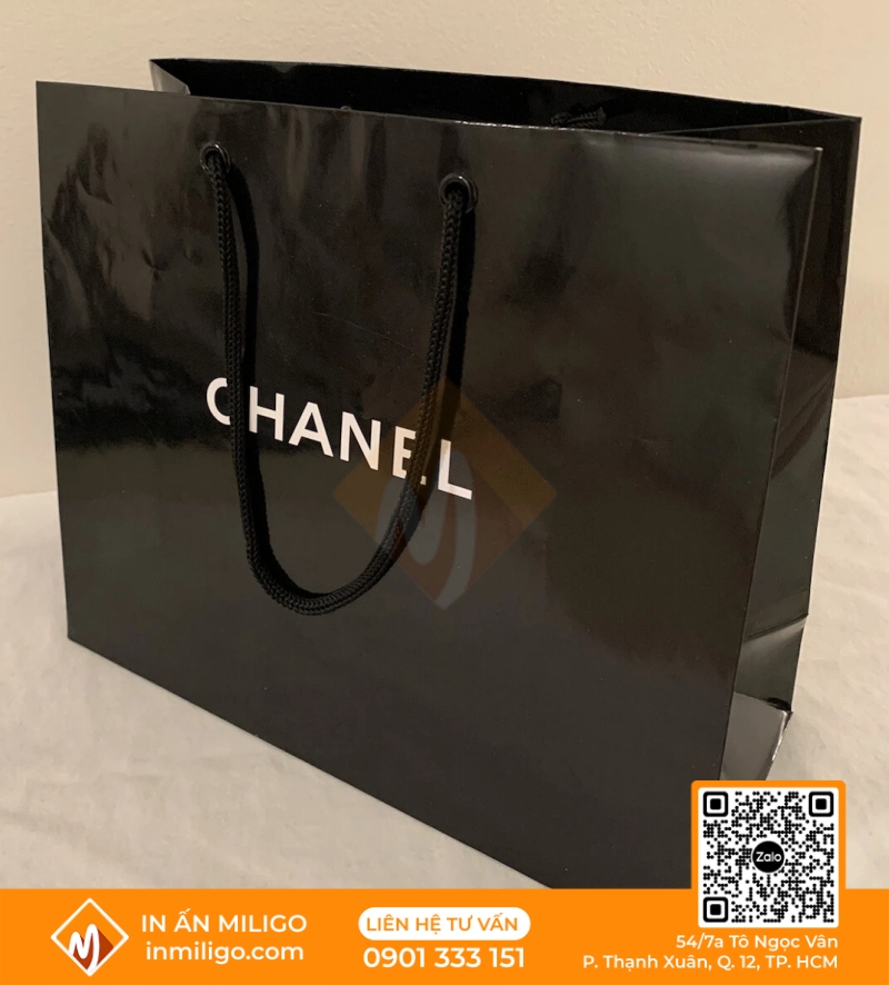 túi giấy đen