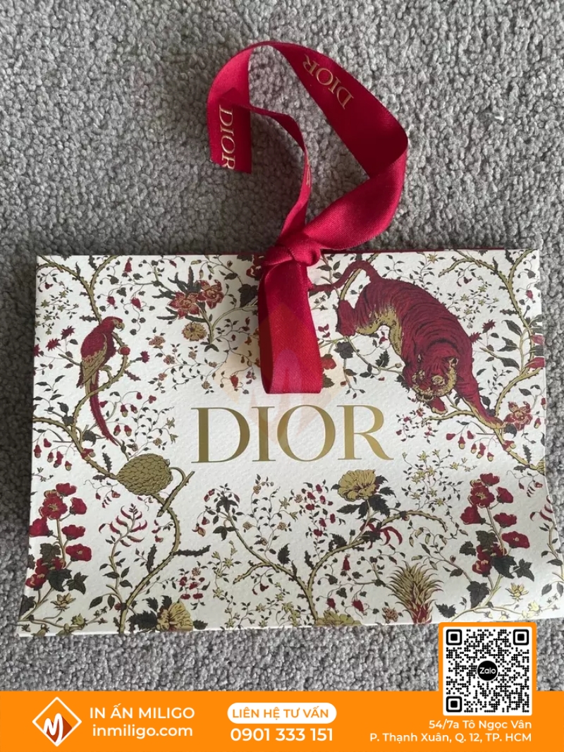 túi giấy Dior