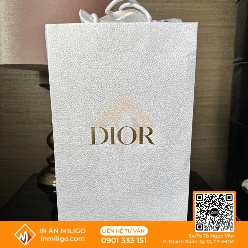 túi giấy Dior