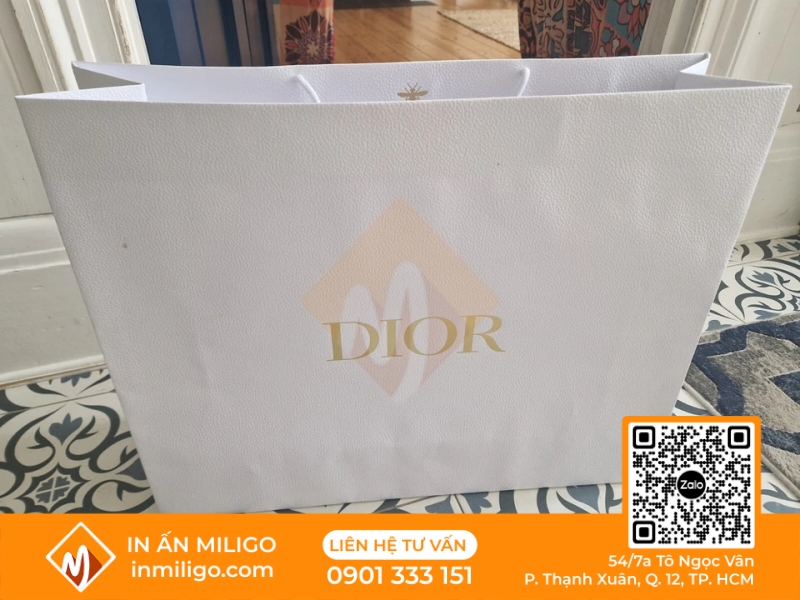 túi giấy Dior