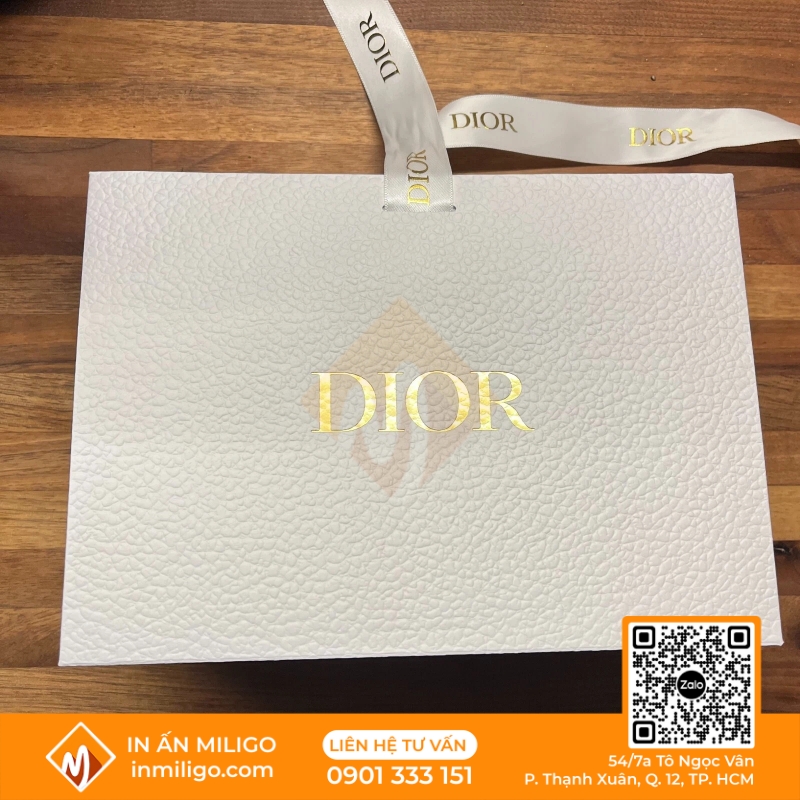 túi giấy Dior