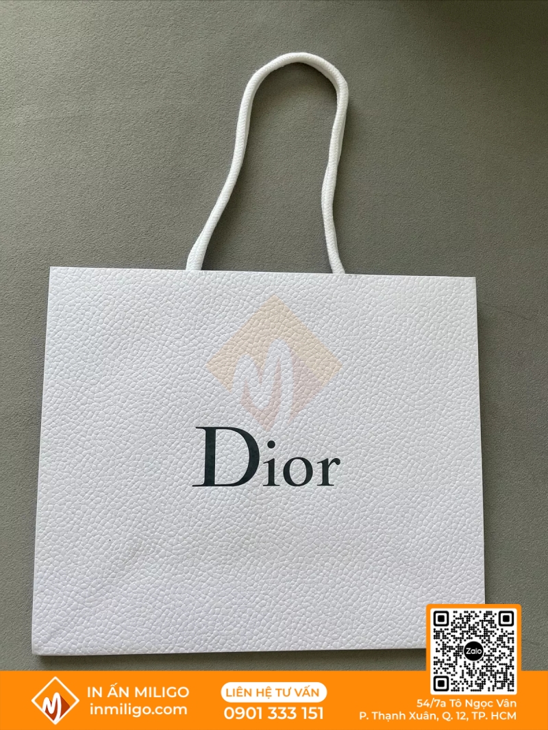 túi giấy Dior