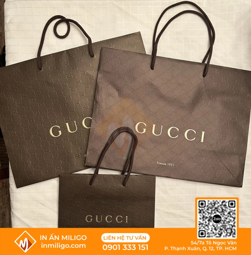 Túi giấy Gucci