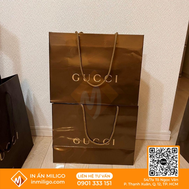 Túi giấy Gucci