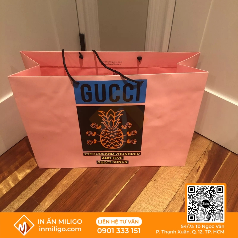 Túi giấy Gucci