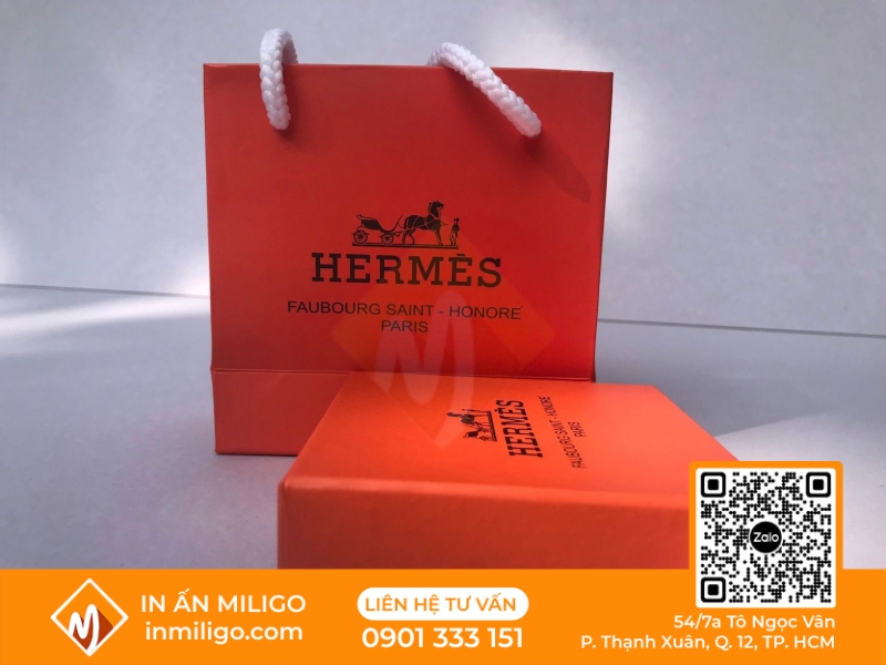 Túi Giấy Hermes