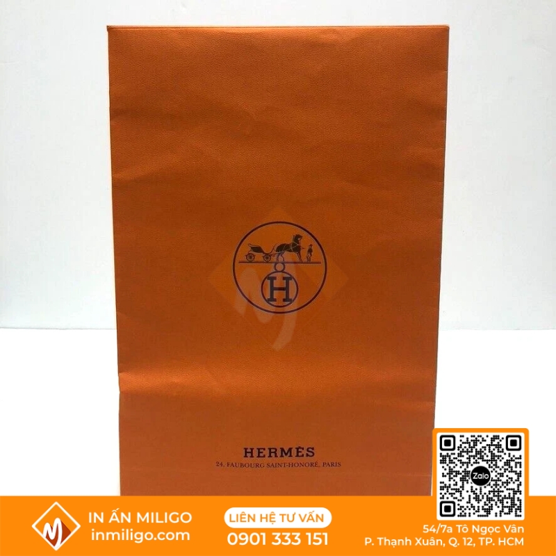 Túi Giấy Hermes