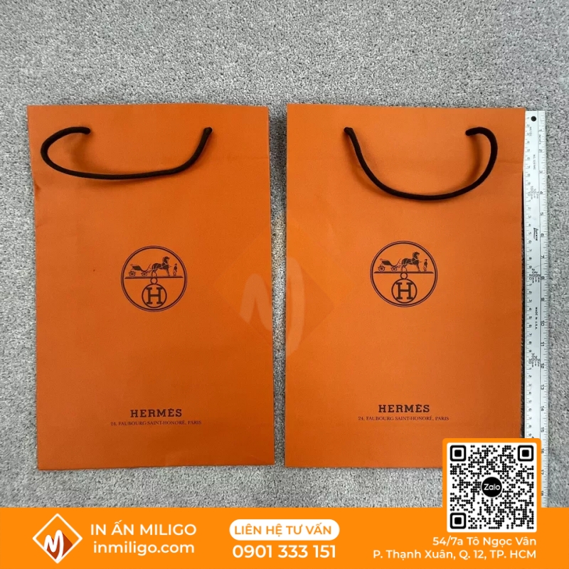 Túi Giấy Hermes