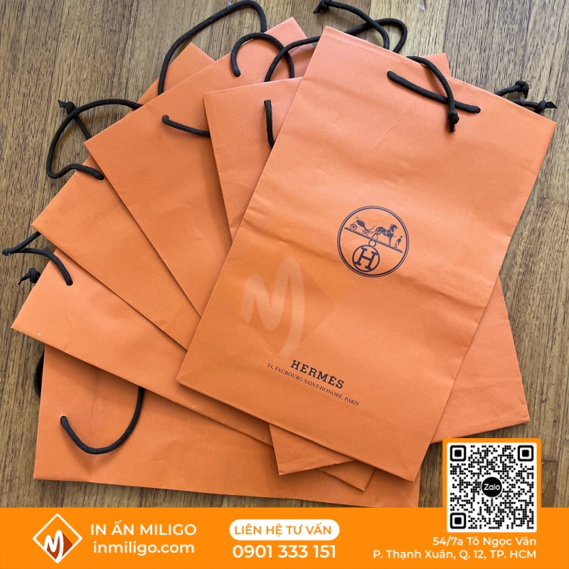 Túi Giấy Hermes