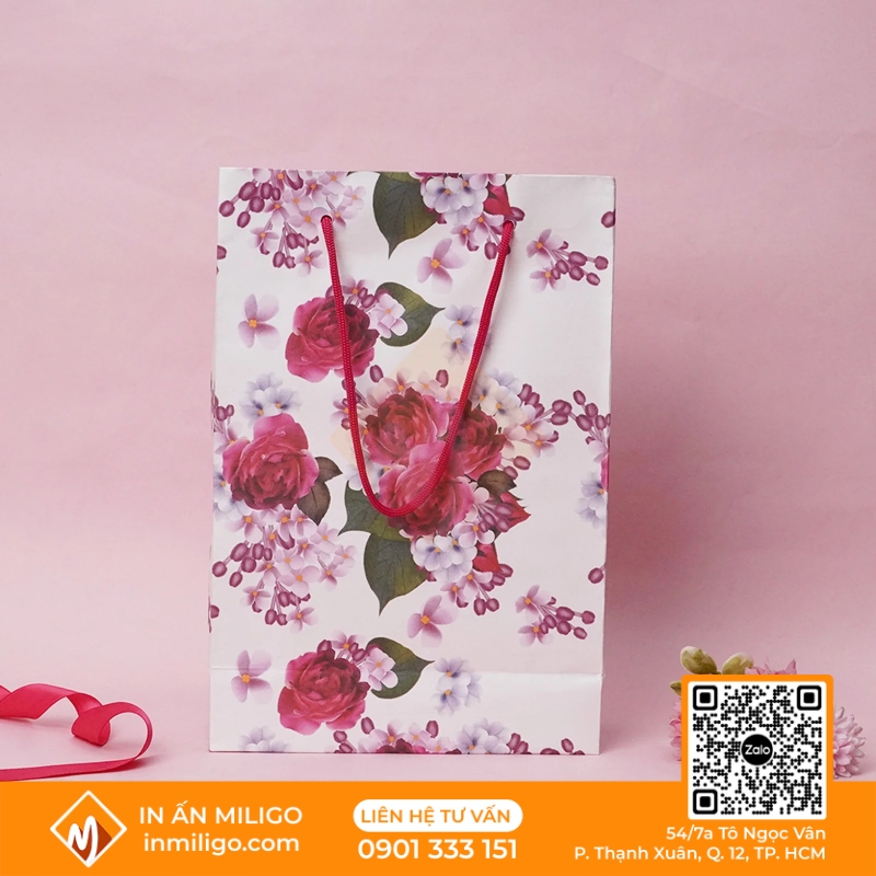 Túi giấy hoa văn