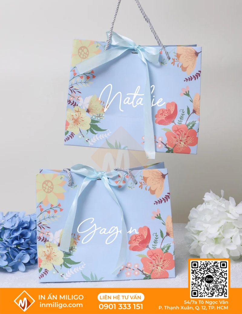 Túi giấy hoa văn