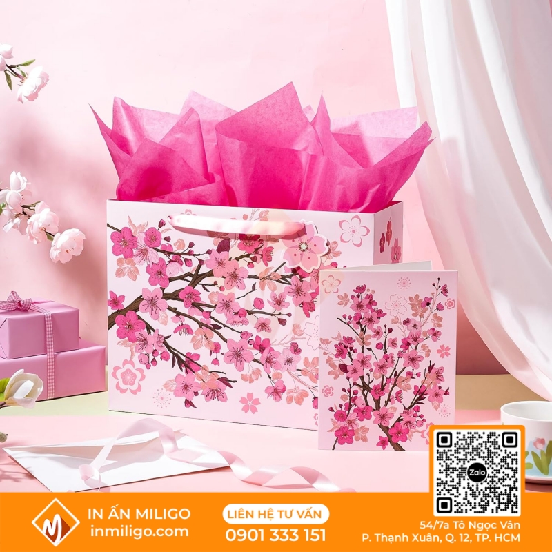 Túi giấy hoa văn