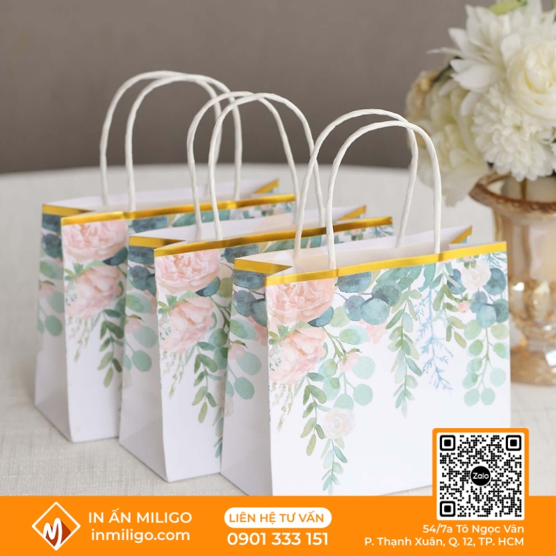 Túi giấy hoa văn