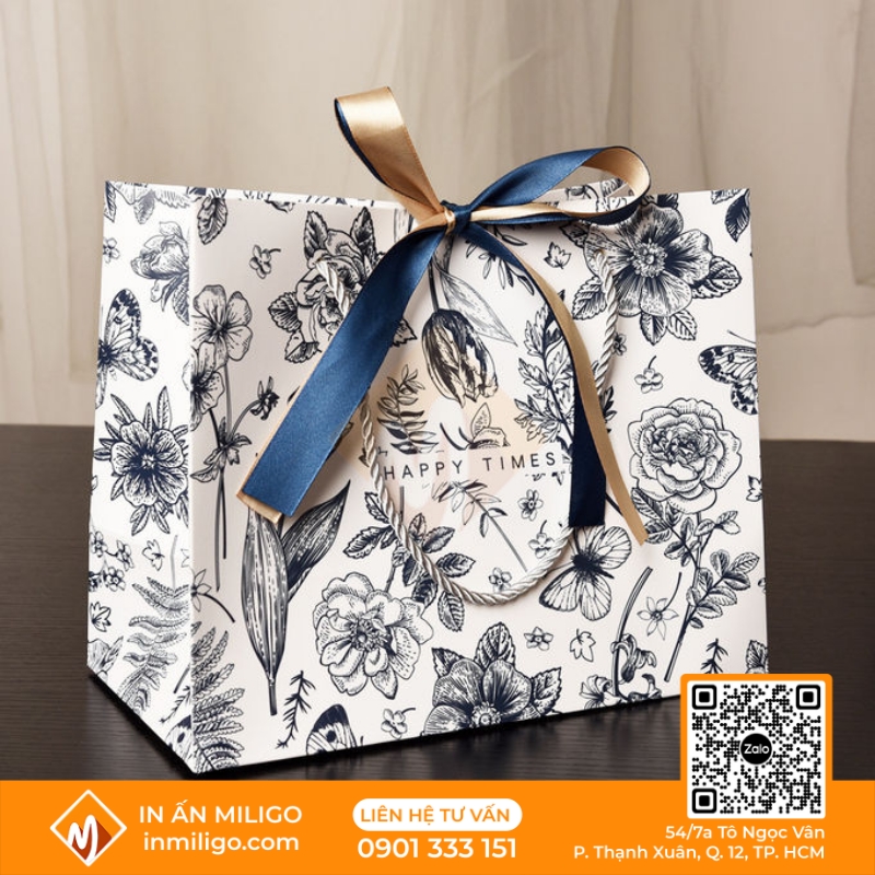 Túi giấy hoa văn