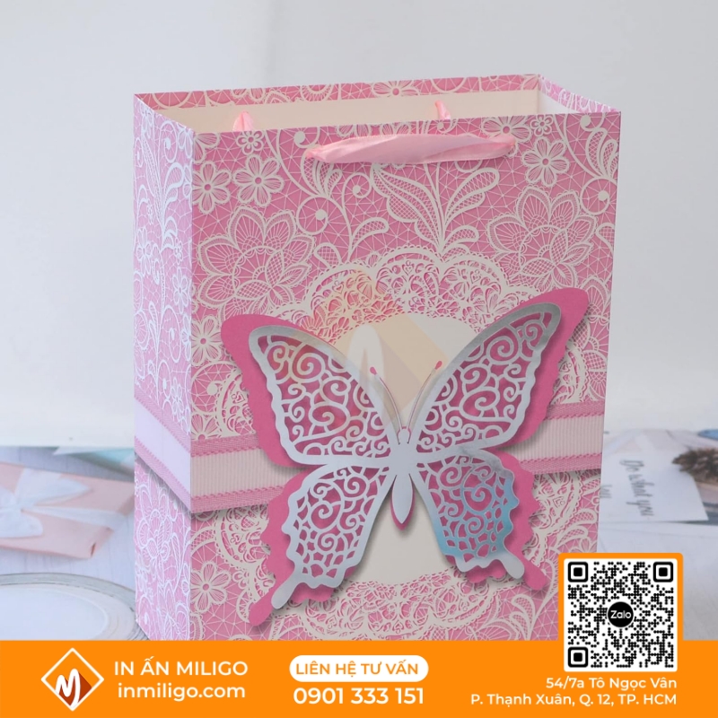 Túi giấy hoa văn