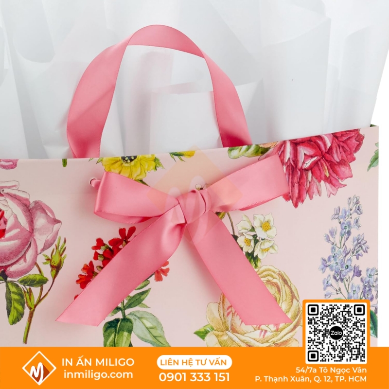 Túi giấy hoa văn