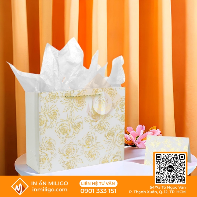 Túi giấy hoa văn
