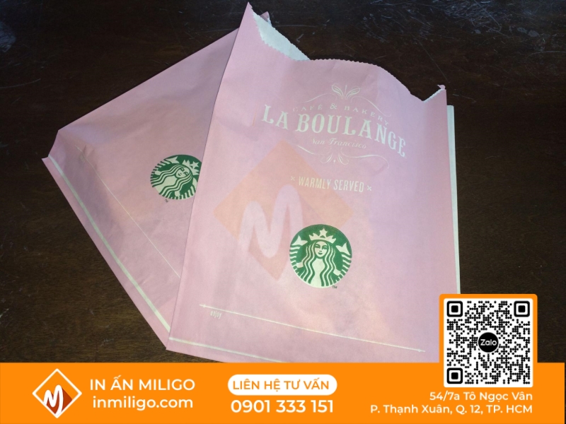 túi giấy Starbucks