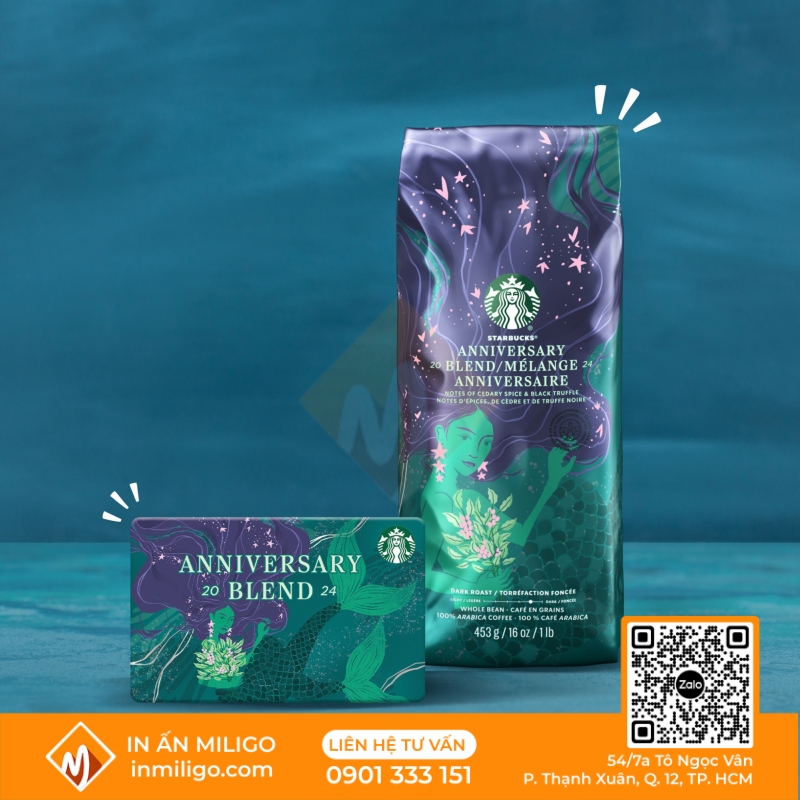 túi giấy Starbucks